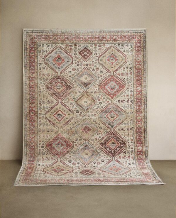 TAPIS RECTANGULAIRE EFFET VINTAGE
