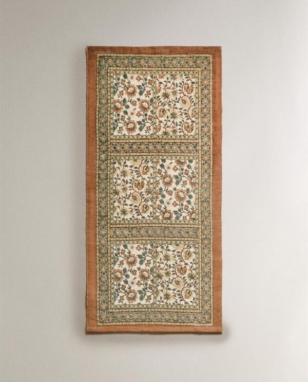 TAPIS BLOCK PRINT COTON