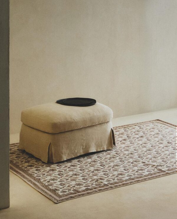 TAPIS IMPRIMÉ FLEURI