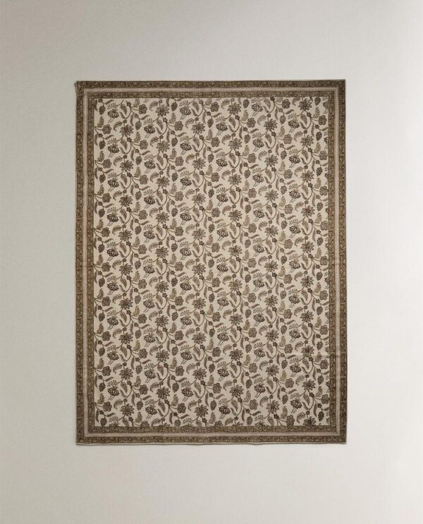 TAPIS IMPRIMÉ FLEURI